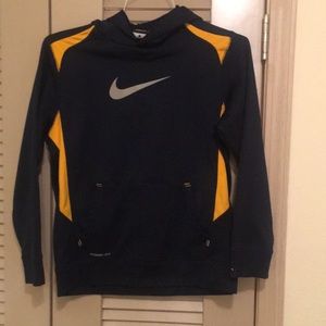 Boys Large Navy Blue Nike Hoodie